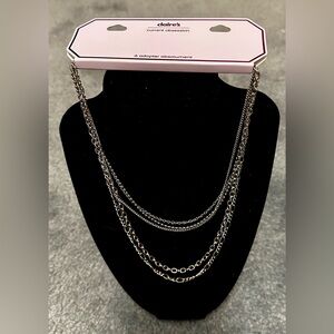 Claire’s Silver & Gild Adapter Absolument Necklaces
